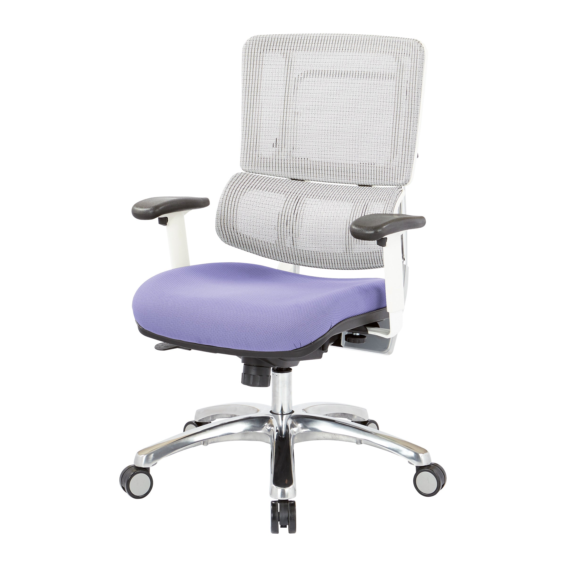 White Vertical Mesh Chair